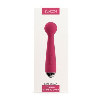 Вібромасажер з інтелектуальним режимом Svakom Mini Emma Plum Red SO4828 фото