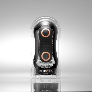 Мастурбатор Tenga FLIP ORB STRONG &mdash; Orange Crash, з можливістю зміни тиску та стимулювальними кулька SO3323 фото