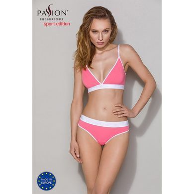 Спортивный топ с двойными бретелями Passion PS007 TOP pink, size S SO4273 фото