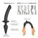 Анальна пробка з дилдо Strap-On-Me SWITCH PLUG-IN SEMI-REALISTIC DILDO BLACK - S SO6826 фото 2