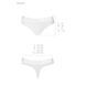 Трусики-бразиліана з бавовни Passion PS005 PANTIES white, size L SO4223 фото 6