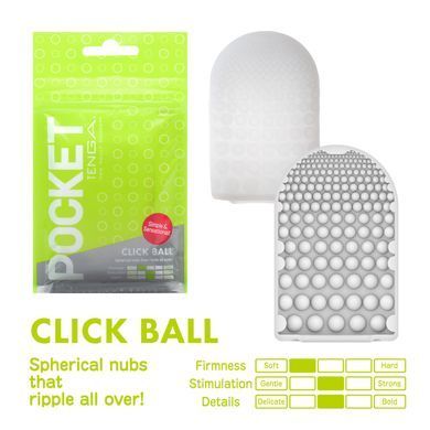 Мастурбатор TENGA Pocket Click Ball SO5595 фото
