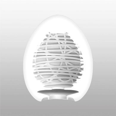 Мастурбатор-яйцо Tenga Egg Silky II с рельефом в виде паутины SO5492 фото