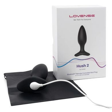 Анальна смарт вібропробка Lovense Hush 2, розмір S SO6350 фото