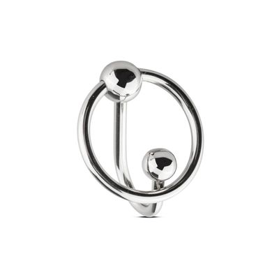 Уретральная вставка с кольцом Sinner Gear Unbendable - Sperm Stopper Solid, диаметр кольца 2,6см SO4583 фото