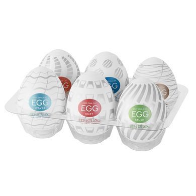 Набор яиц-мастурбаторов Tenga Egg New Standard Pack (6 яиц) SO5493 фото