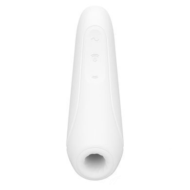 Вакуумный клиторальный стимулятор Satisfyer Curvy 1+ White SO3781 фото