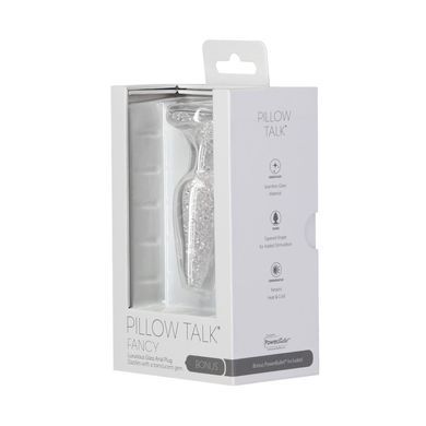 Скляна анальна пробка Pillow Talk &ndash; Fancy - Luxurious Glass Anal Plug SO6833 фото