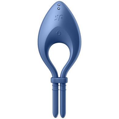 Эрекционное смарт виброкольцо лассо с регулировкой размера Satisfyer Bullseye Blue SO6120 фото