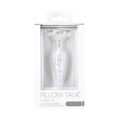 Скляна анальна пробка Pillow Talk &ndash; Fancy - Luxurious Glass Anal Plug SO6833 фото