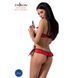 Комплект белья CHERRY SET OpenBra red XXL/XXXL - Passion Exclusive: открытый лиф, трусики-юбочка PS25509 фото 2