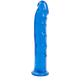 Фаллоимитатор Doc Johnson Jelly Jewels Dong & Suction Cup Blue, диаметр 3,6см, антибактериальный ПВХ SO2006 фото 1