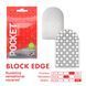 Мастурбатор TENGA Pocket Block Edge SO5596 фото 2
