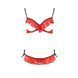 Комплект белья CHERRY SET OpenBra red XXL/XXXL - Passion Exclusive: открытый лиф, трусики-юбочка PS25509 фото 5
