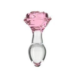 Скляна анальна пробка Pillow Talk &ndash; Rosy- Luxurious Glass Anal Plug SO6834 фото