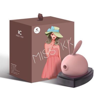 Вакуумный клиторальный стимулятор с вибрацией KisToy Miss KK Pink SO3620 фото