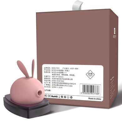 Вакуумный клиторальный стимулятор с вибрацией KisToy Miss KK Pink SO3620 фото
