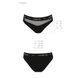 Трусики з прозорою вставкою Passion PS006 PANTIES black, size XL SO4234 фото 6
