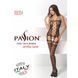 Бодистокинг Passion BS054 black, комбинезон, имитация чулок, открытый животик PBS054B фото 7