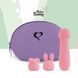 Мини-вибратор FeelzToys Mister Bunny Pink с двумя насадками SO4437 фото 4