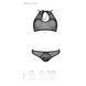 Комплект: бра, трусики с ажурным декором и открытым шагом Ursula Set black L/XL &mdash; Passion SO5841 фото 5