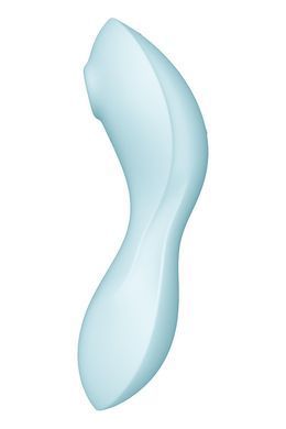 Вакуумний стимулятор із вібрацією Satisfyer Curvy Trinity 5 (Blue) SO6726 фото