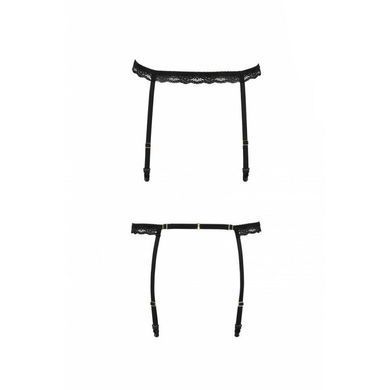 Пояс-стрепы для чулок Shelly Garter Belt black XXL/XXXL &mdash; Passion Exclusive SO6421 фото