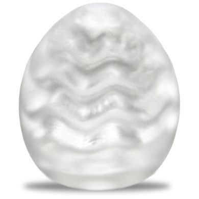 Мастурбатор-яйце Tenga Egg Wavy II Cool з подвійним хвилястим рельєфом та охолоджувальним ефектом SO6594 фото