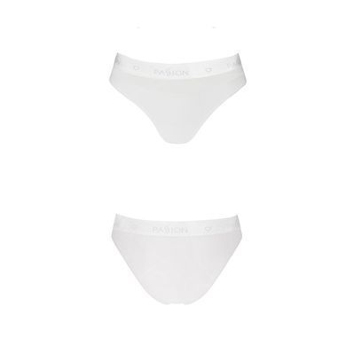Трусики с прозрачной вставкой Passion PS006 PANTIES white, size L SO4235 фото