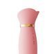 Вібратор з підігрівом та вакуумною стимуляцією клітора Zalo - ROSE Vibrator Strawberry Pink SO6680 фото 3