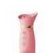 Вібратор з підігрівом та вакуумною стимуляцією клітора Zalo - ROSE Vibrator Strawberry Pink SO6680 фото 2