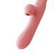 Вібратор з підігрівом та вакуумною стимуляцією клітора Zalo - ROSE Vibrator Strawberry Pink SO6680 фото 5