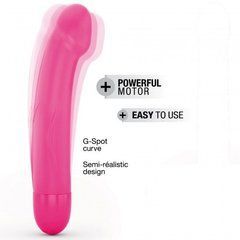 Вібратор Dorcel Real Vibration M Magenta 2.0, діаметр 3,7см, перезаряджається, для точки G, водостій SO3571 фото