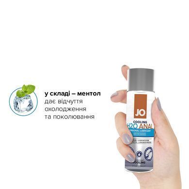 Анальная смазка System JO ANAL H2O - COOLING (60 мл) охлаждающая, на водной основе SO1458 фото