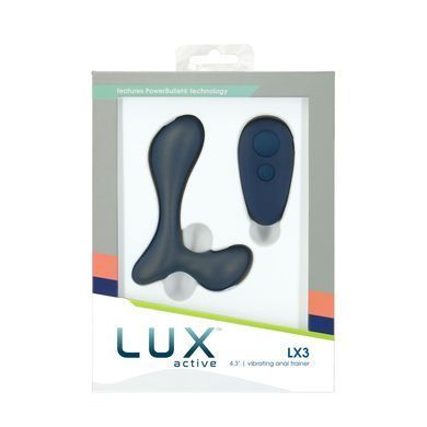 Массажер простаты Lux Active &ndash; LX3 Vibrating Anal Trainer, пульт ДУ SO6836 фото