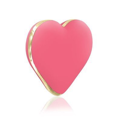 Вібратор-серце Rianne S: Heart Vibe Coral, 10 режимів роботи, медичний силікон, подарункове пакованн SO3875 фото