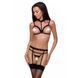 Трусики-стрепы Shelly Thong black XXL/XXXL &mdash; Passion Exclusive SO6422 фото 1