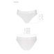 Трусики з прозорою вставкою Passion PS006 PANTIES white, size M SO4236 фото 5