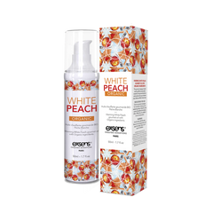 Масажна олія EXSENS Organic White Peach 50мл розігріває, без цукру, без парабенів, їстівна SO2381 фото