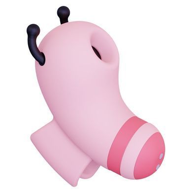 Вакуумный стимулятор с микротоками CuteVibe Beebe Pink, на палец SO6551 фото