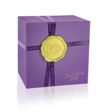 Вібратор-серце Rianne S: Heart Vibe Purple, 10 режимів роботи, медичний силікон, подарункова упаковк SO3876 фото