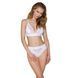 Еластичний топ з мереживом Passion PS001 TOP white, size L SO4187 фото 2