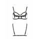 Бюстгальтер-стрепы с кружевом Solon Bra black XXL/XXXL &mdash; Passion Exclusive: трусики в комплекте SO6412 фото 5
