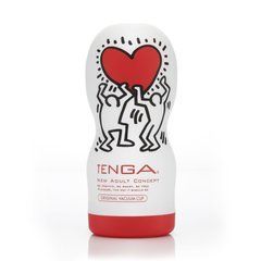 Мастурбатор Tenga Keith Haring Deep Throat Cup (глубокая глотка) с вакуумной стимуляцией SO1647 фото