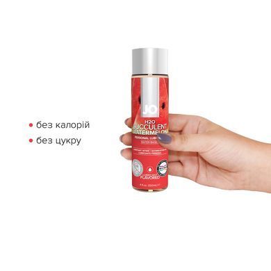Змазка на водній основі System JO H2O &mdash; Watermelon (120 мл) без цукру, рослинний гліцерин SO1673 фото