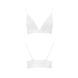 Еластичний топ з мереживом Passion PS001 TOP white, size S SO4189 фото 4