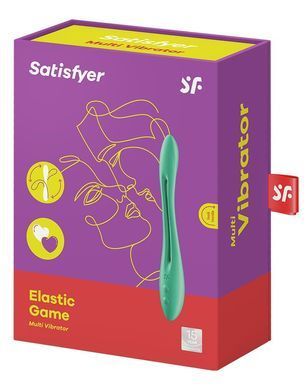 Універсальний гнучкий вібратор для пар Satisfyer Elastic Game Light Green SO6127 фото