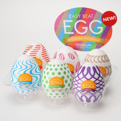 Набор яиц-мастурбаторов Tenga Egg Wonder Pack (6 яиц) SO5500 фото