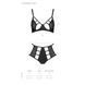 Комплект из эко-кожи: бюстгальтер и трусики с перфорацией Tamaris Set black L/XL &mdash; Passion SO5798 фото 5