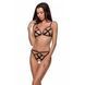 Трусики з стреп NICKY THONG black L/XL - Passion Exclusive PS27804 фото 1